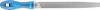 PFERD TOOLS 11216258 Werkstattfeile Flachspitz Hieb 3 inkl. Ergonomie-Feilenheft für Feinbearbeitung & Schlichten Länge 250 mm 1 St.