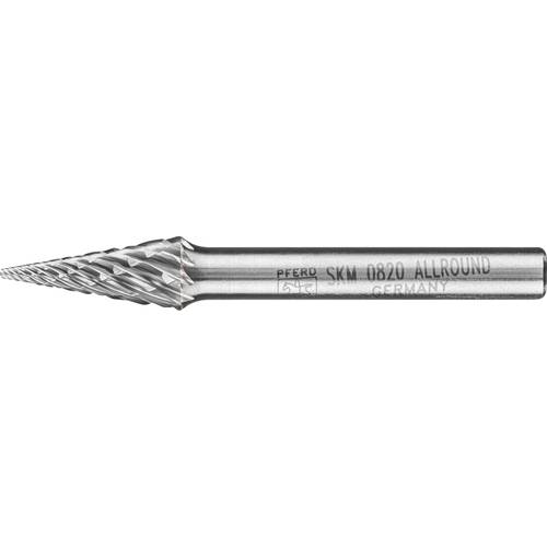 PFERD TOOLS 21001035 Frässtift Hartmetall Spitzkegel Länge 60 mm Produktabmessung, Ø 8 mm Arbeits-Länge 20 mm Schaftdurc...