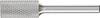 PFERD TOOLS 21100576 Frässtift Hartmetall Zylinder Länge 65 mm Produktabmessung, Ø 12 mm Arbeits-Länge 25 mm Schaftdurchmesser 6 mm 1 Stück