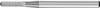 PFERD TOOLS 21205073 Frässtift Hartmetall Walze Länge 40 mm Produktabmessung, Ø 2 mm Arbeits-Länge 10 mm Schaftdurchmesser 3 mm 1 Stück