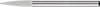 PFERD TOOLS 21222673 Frässtift Hartmetall Spitzbogen Länge 43 mm Produktabmessung, Ø 3 mm Arbeits-Länge 13 mm Schaftdurchmesser 3 mm 1 Stück
