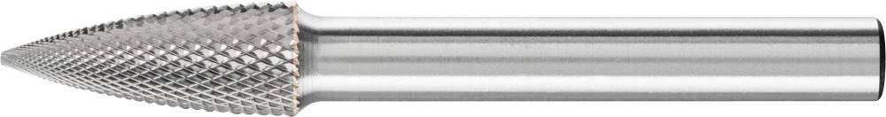 PFERD TOOLS 21122593 Frässtift Hartmetall Spitzbogen Länge 60 mm Produktabmessung, Ø 8 mm Arbeits-Länge 20 mm Schaftdurc...