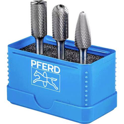 PFERD TOOLS 21901312 Frässtift-Set Hartmetall Arbeits-Länge 25 mm Schaftdurchmesser 6 mm