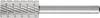 PFERD TOOLS 22405536 Frässtift HSS Zylinder mit Stirnverzahnung Länge 65 mm Produktabmessung, Ø 12 mm Arbeits-Länge 25 mm Schaftdurchmesser 6 mm 1 Stück