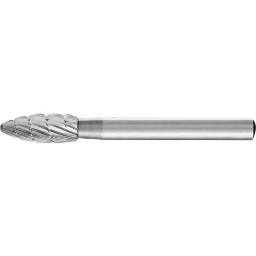 Thumbnail - PFERD TOOLS 22407136 Frässtift HSS Flamme Länge 60 mm Produktabmessung, Ø 8 mm Arbeits-Länge 20 mm Schaftdurchmesser 6 m...