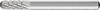 PFERD TOOLS 22410736 Frässtift HSS Walze Länge 60 mm Produktabmessung, Ø 6 mm Arbeits-Länge 16 mm Schaftdurchmesser 6 mm 1 Stück