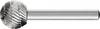 PFERD TOOLS 22420836 Frässtift HSS Kugel 16 mm Länge 54 mm Produktabmessung, Ø 16 mm Arbeits-Länge 14 mm Schaftdurchmesser 6 mm 1 Stück