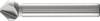 PFERD TOOLS KES HSS DIN 335 C90° 12,4 25202111 Kegelsenker 12.4 mm HSS 1 St.