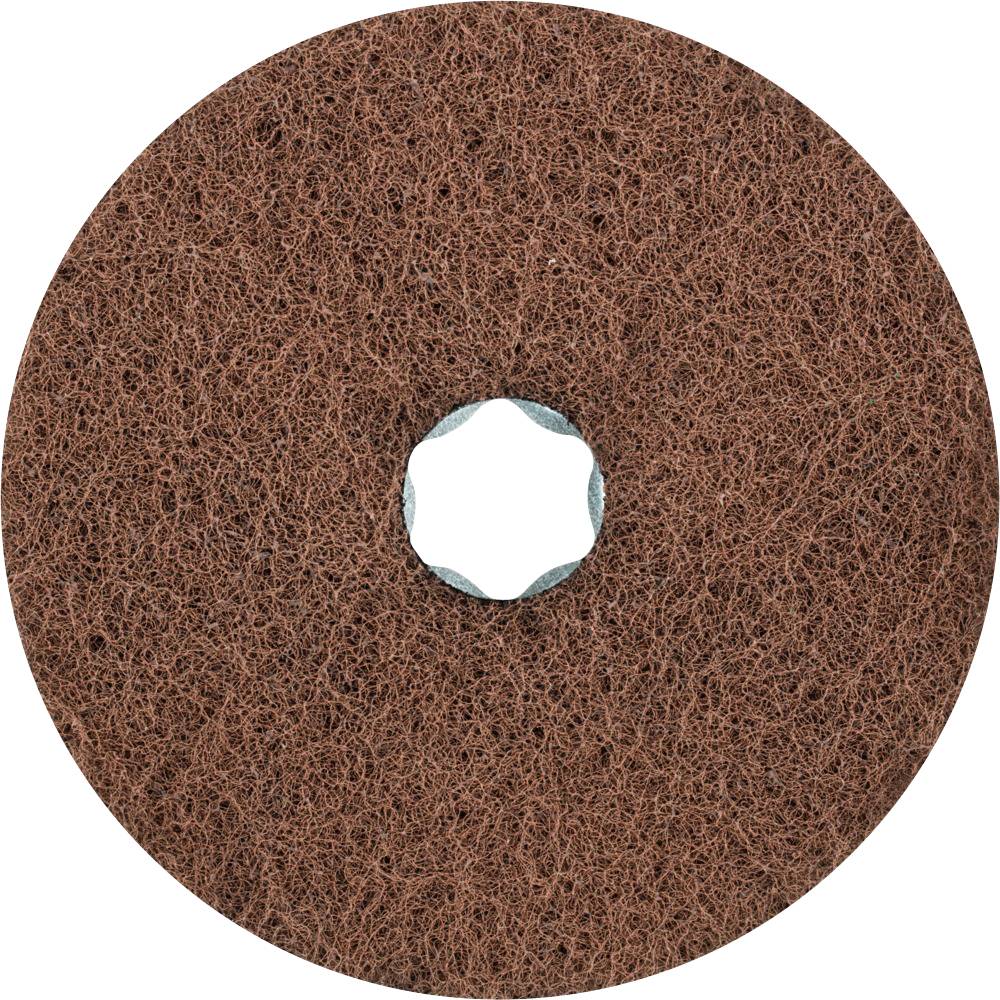 PFERD TOOLS 42001050 COMBICLICK weiche Vliesronde CC Ø 115 mm A 280 zum Reinigen & Satinieren für Winkelschleifer Durchmesser 115 mm
