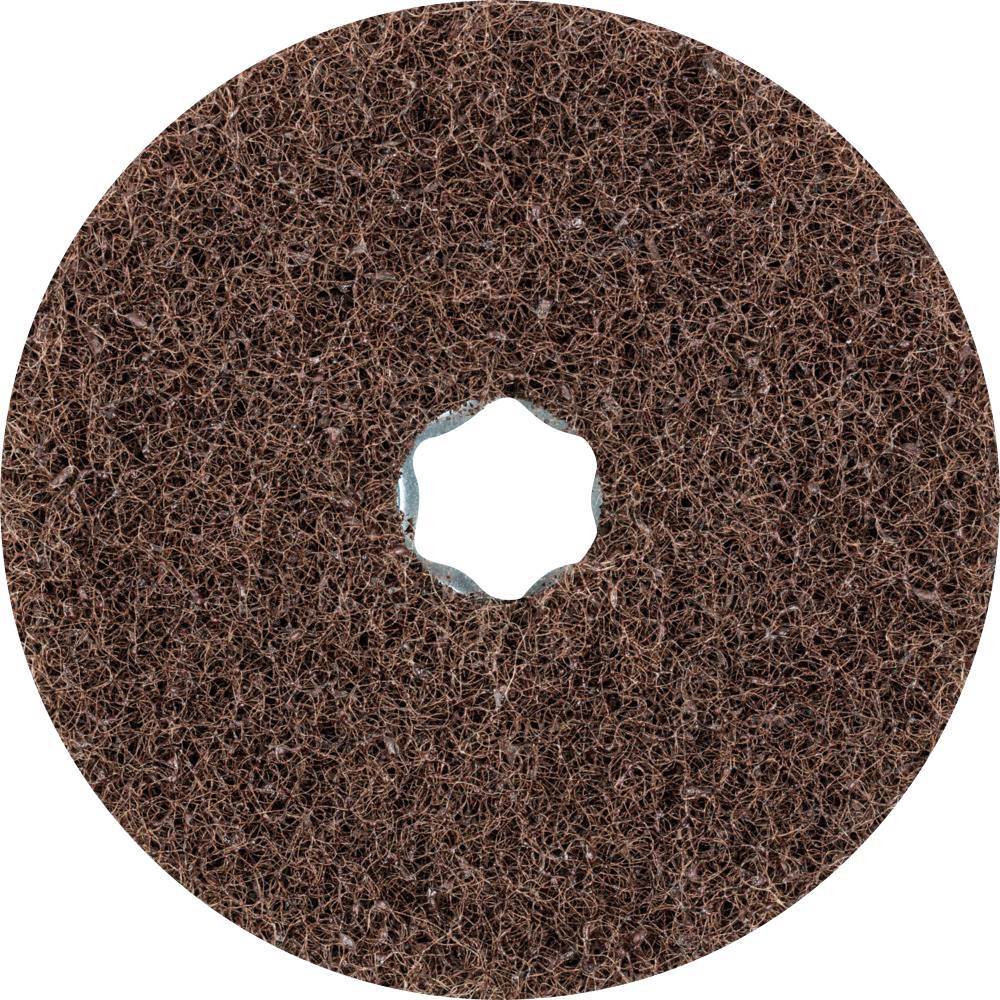 PFERD TOOLS 42001052 COMBICLICK weiche Vliesronde CC Ø 115 mm A 100 zum Reinigen & Satinieren für Winkelschleifer Durchmesser 115 mm