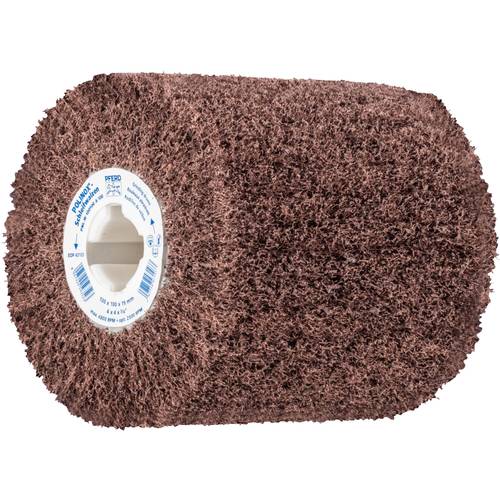 PFERD TOOLS 44641010 POLINOX Vlies-Schleifwalze PNL Ø 100 x 100 mm Keilnut 19 mm A 100 für Feinschliff & Finish 100 mm 1...