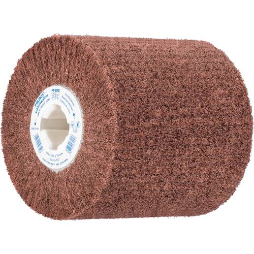 Thumbnail - PFERD TOOLS 44641028 POLINOX Vlies-Schleifwalze PNL Ø 100 x 100 mm Keilnut 19 mm A 280 für Feinschliff & Finish 100 mm 1...