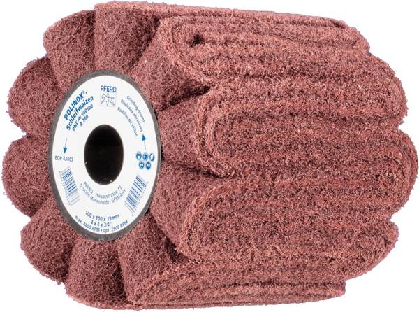 PFERD TOOLS 44641203 POLINOX  Vlies-Schleifwalze PNG Ø 100 x 100 mm Keilnut 19 mm A 280 für Feinschliff & Finish 100 mm  1 St.