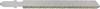 PFERD TOOLS 15600791 Diamant-Stichsägeblatt 100 x 2 mm T-Schaft (Einnocken-Schaft) D357 zum Trennen von GFK und CFK 1 St.
