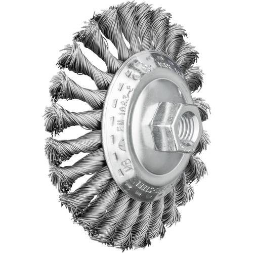 PFERD TOOLS Kegelbürste gezopft KBG Ø 115 x 15 mm M14 Stahl-Draht-Ø 0,50 für Winkelschleifer 43315001 1 St.