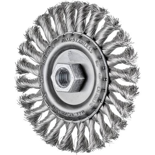 Thumbnail - PFERD TOOLS Rundbürste gezopft RBG Ø 115 x 12 mm M14 Edelstahl-Draht-Ø 0,35 für Winkelschleifer 43312004 1 St.
