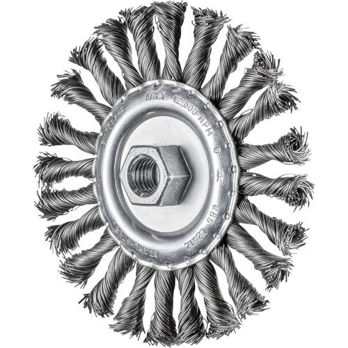 Thumbnail - PFERD TOOLS COMBITWIST Rundbürste gezopft RBG Ø 125 x 12 mm M14 Stahl-Draht-Ø 0,50 für Winkelschleifer 43303051 1 St.