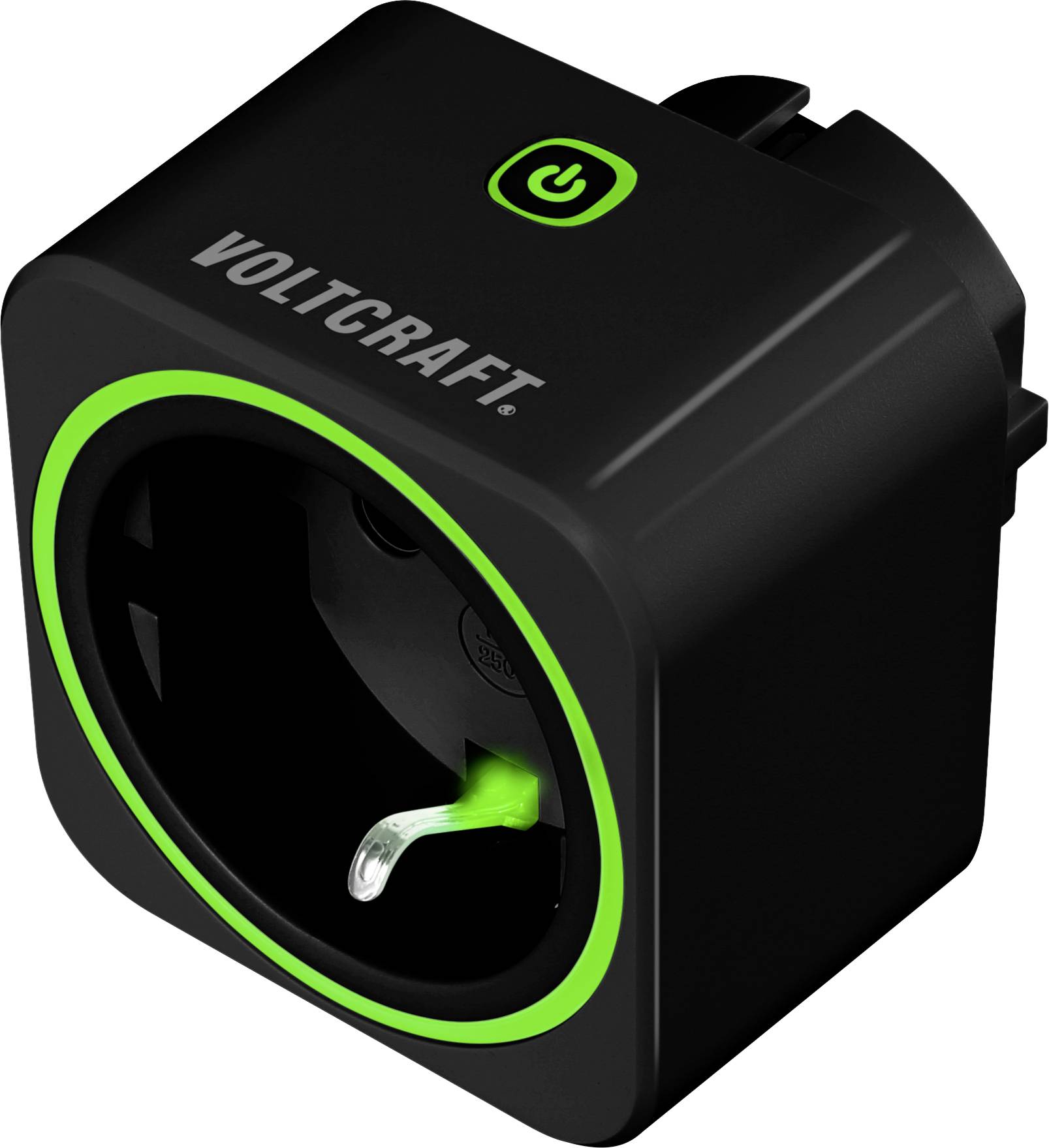 CONRAD VOLTCRAFT SEM6000 BLACK Energiekosten-Messgerät Bluetooth®-Schnittstelle, Datenexport, Datenl