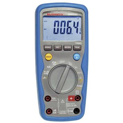 Multimetrix DMM 240 Hand-Multimeter kalibriert (ISO) digital Wasserdicht (IP67) CAT III 1000 V, CAT IV 600 V Anzeige (Co