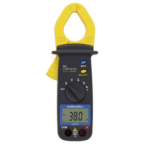 Multimetrix CM 610 Stromzange digital CAT III 300 V Anzeige (Counts): 2000