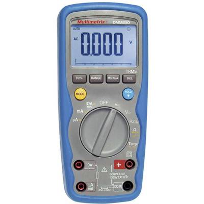 Multimetrix DMM 230 Hand-Multimeter kalibriert (ISO) digital Wasserdicht (IP67) CAT III 1000 V, CAT IV 600 V Anzeige (Co