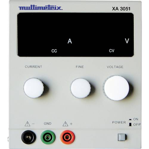 Thumbnail - Multimetrix XA 3051 Labornetzgerät, einstellbar kalibriert (ISO) 0 - 30 V 0 mA - 5 A Anzahl Ausgänge 1 x