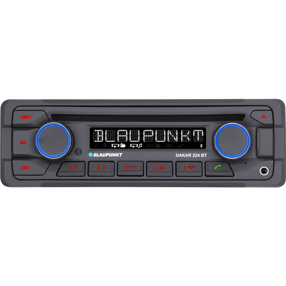 Blaupunkt Dakar 224 BT Autoradio enkel DIN Aansluiting voor stuurbediening, Bluetooth handsfree, Inc