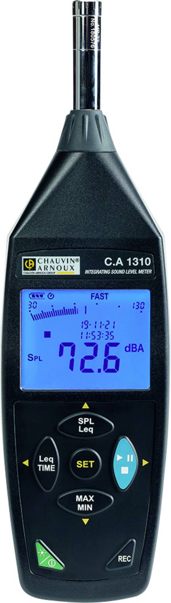 Chauvin Arnoux Schallpegel-Messgerät Datenlogger C.A 1310 30 - 130 dB 20 Hz - 8 kHz Micro-USB, Klinkenbuchse 2.5 mm