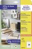 Avery-Zweckform LR3475-10 Universal-Etiketten 70 x 36 mm Recycling-Papier Weiß 240 St. Permanent haftend Farblaserdrucker, Laserdrucker
