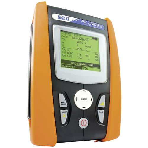 HT Instruments PV-CHECKs Installationstester kalibriert (ISO) VDE-Norm 0126