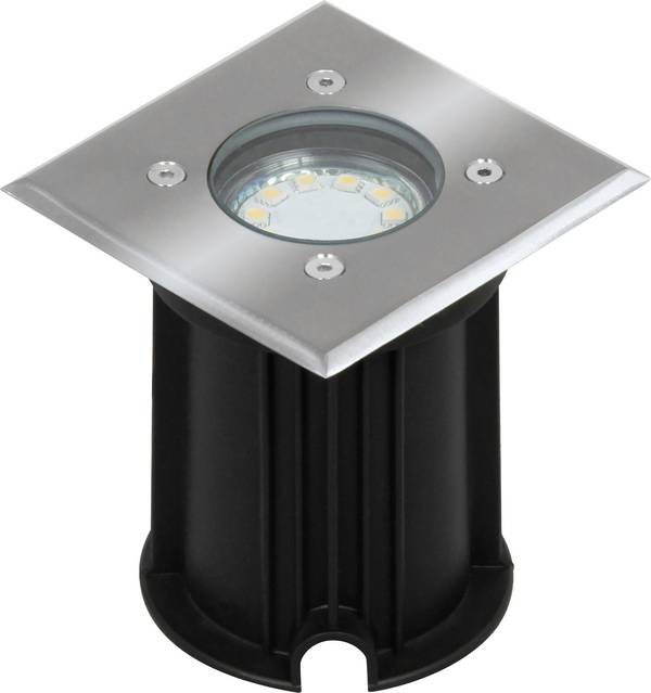 Smartwares  01.586.20 Außeneinbauleuchte GU10 LED   3 W Silber
