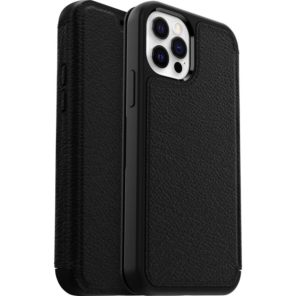 Otterbox Strada Apple iPhone 12-12 Pro Book Case Leer Zwart