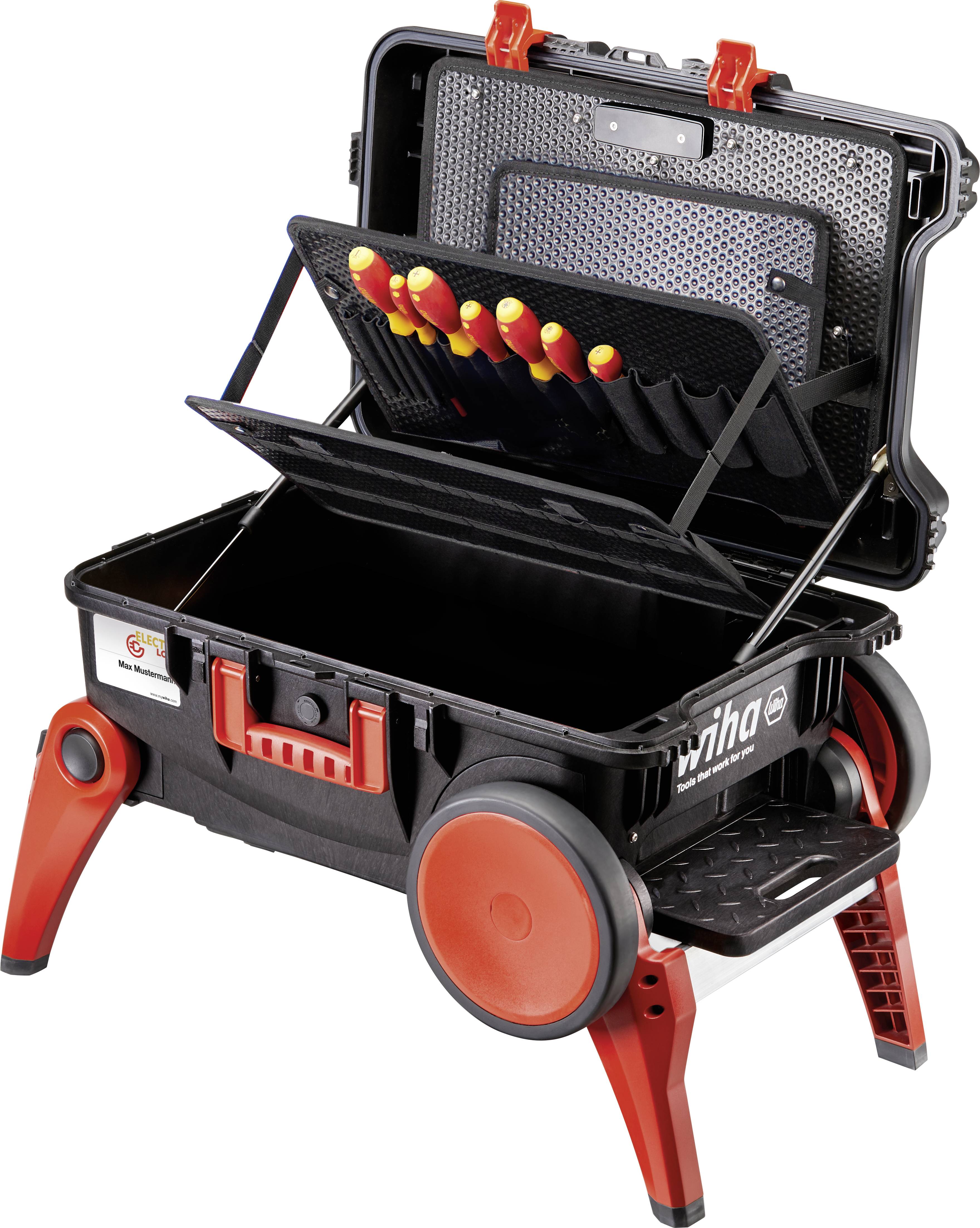 Wiha 44129 Elektriker, Hantverkare, Professionell, VDE Verktygsväska tom 1 st (L x B x H) 680 x 336 x 497 mm