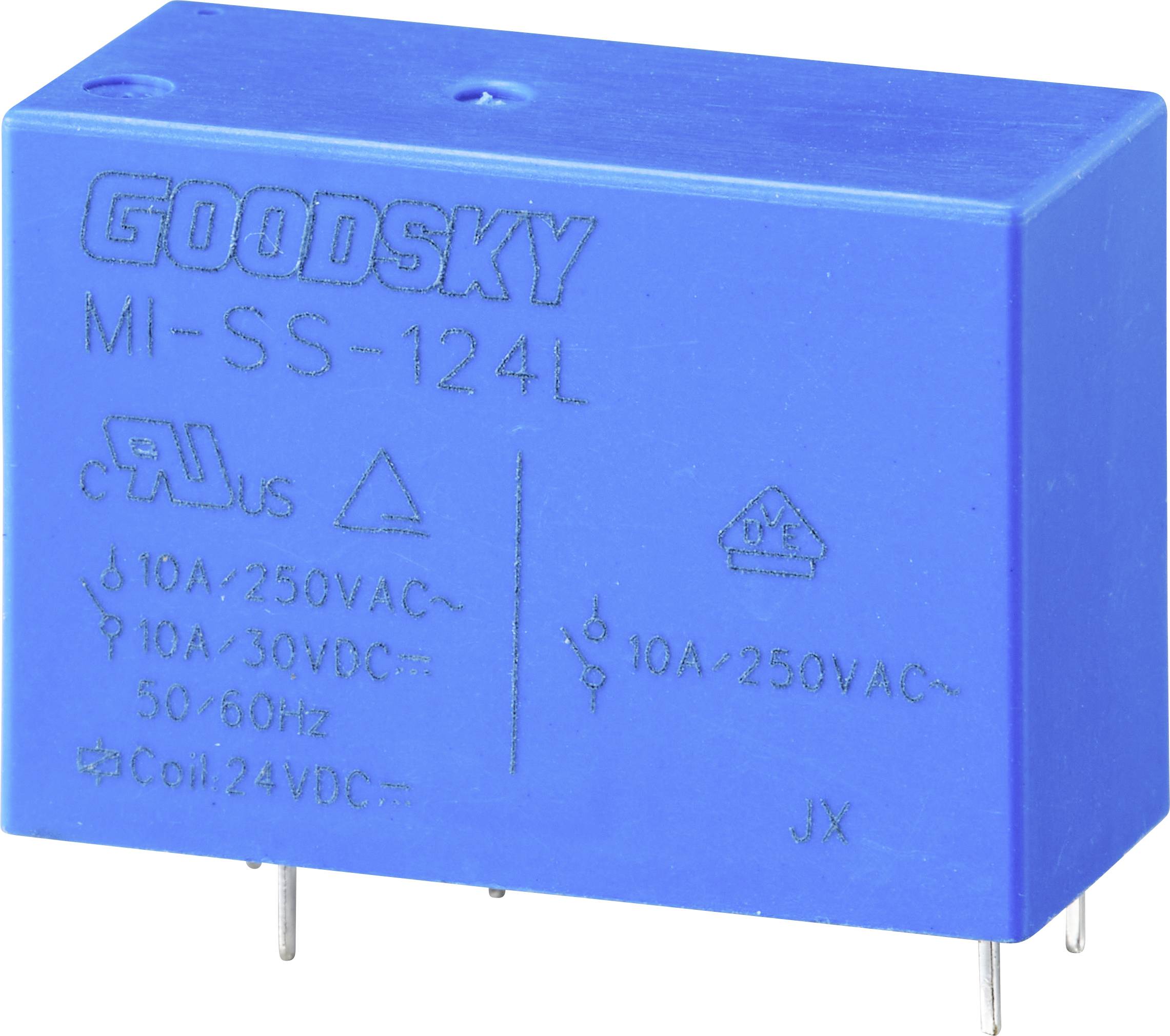 GoodSky MI-SS-124L Printrelais 24 V/DC 10 A 1 Wechsler 1 St. Tube