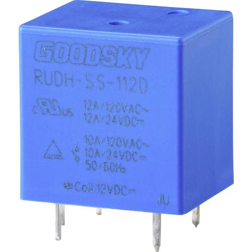 GoodSky RUDH-SS-112D Printrelais 12 V/DC 12 A 1 Wechsler 1 St. Tray