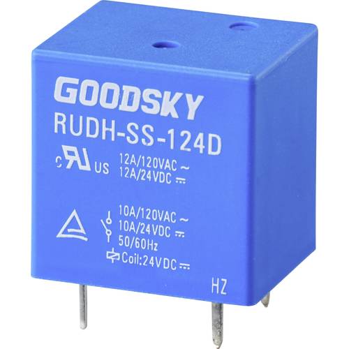 GoodSky RUDH-SS-124D Printrelais 24 V/DC 12 A 1 Wechsler 1 St. Tray