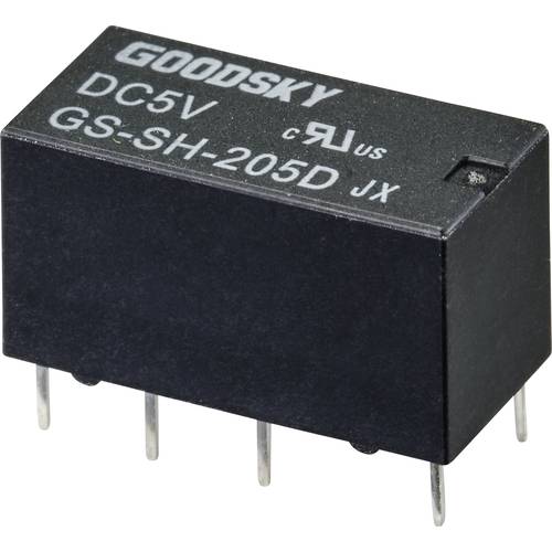 Thumbnail - GoodSky GS-SH-205D Printrelais 5 V/DC 2 A 2 Wechsler 1 St. Tube