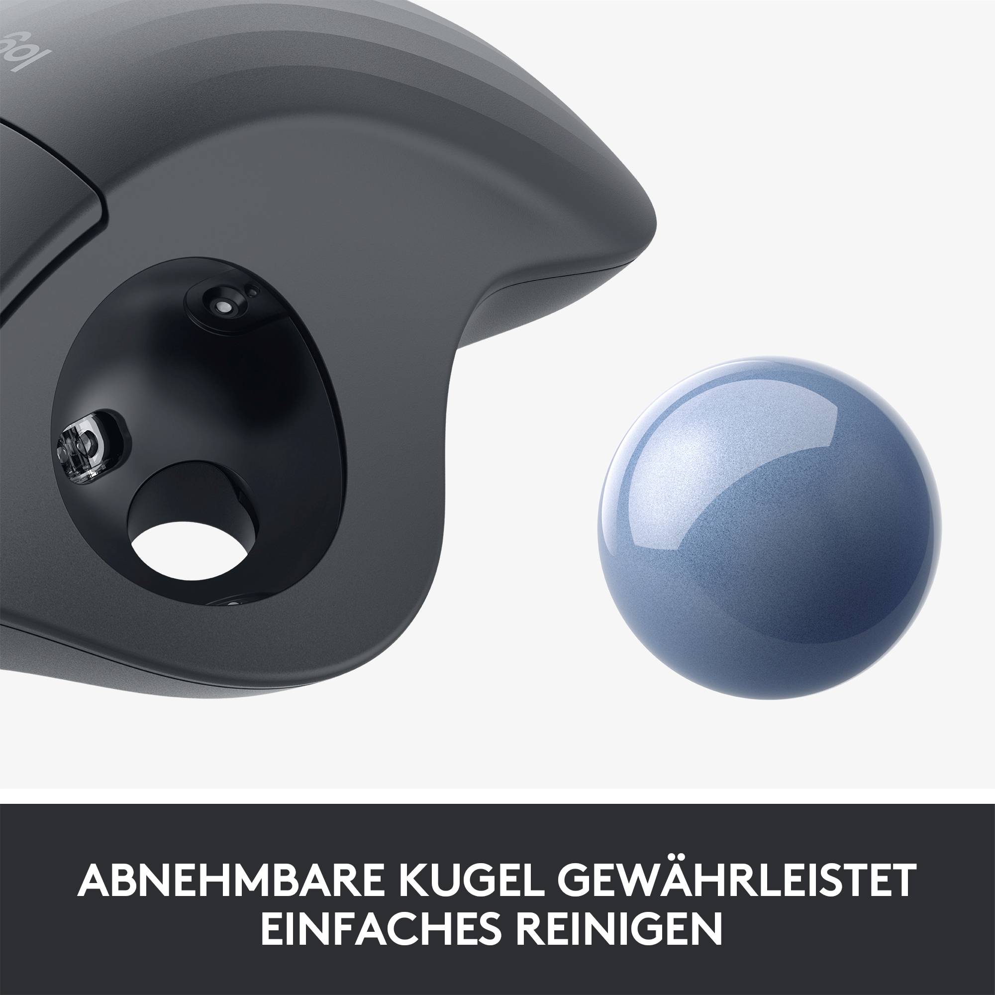 Logitech ERGO M575 Trackball Funk Optisch Schwarz 5 Tasten 2000 dpi Ergonomisch-7