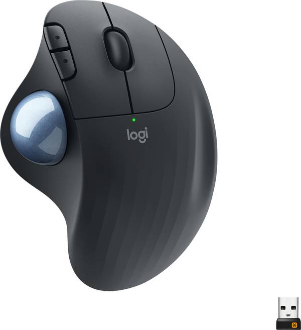 Logitech ERGO M575 Trackball Funk Optisch Schwarz 5 Tasten 2000 dpi Ergonomisch