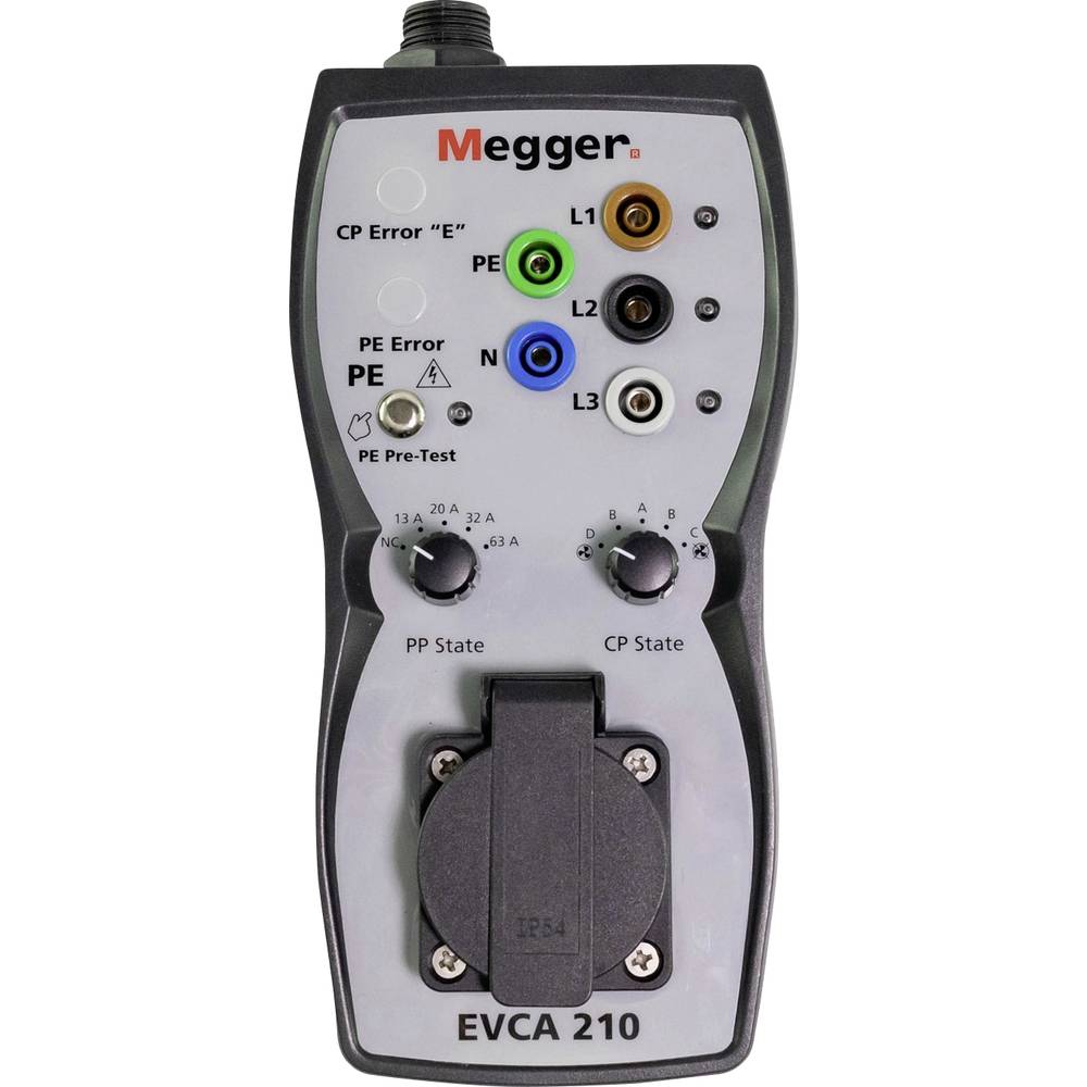 Megger EVCA210 EV-adapter voor laadzuilcontrole