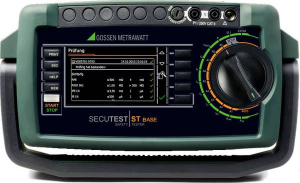 Gossen Metrawatt SECUTEST ST BASE Gerätetester kalibriert (DAkkS-akkreditiertes Labor)