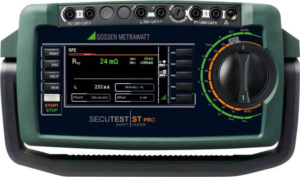 Gossen Metrawatt SECUTEST ST PRO COMFORT Gerätetester kalibriert (DAkkS-akkreditiertes Labor) VDE-Norm 0701-0702, 0544, 0751