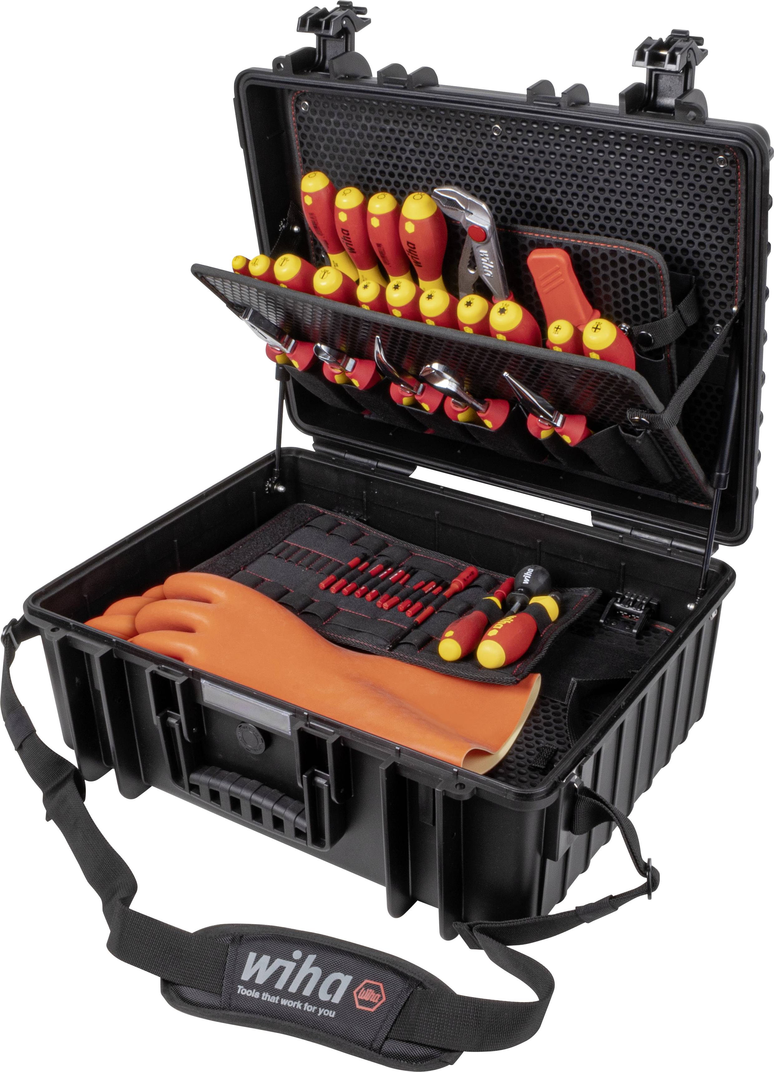 WIHA Werkzeugsortiment XL eMobility 77-teilig im Schutzkoffer-5