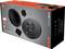 'JBL CLUB605CSQ' Lautsprecherverpackung mit Produktabbildung und Spezifikationen auf der Seite. Enthält Lautsprecherkomponenten.