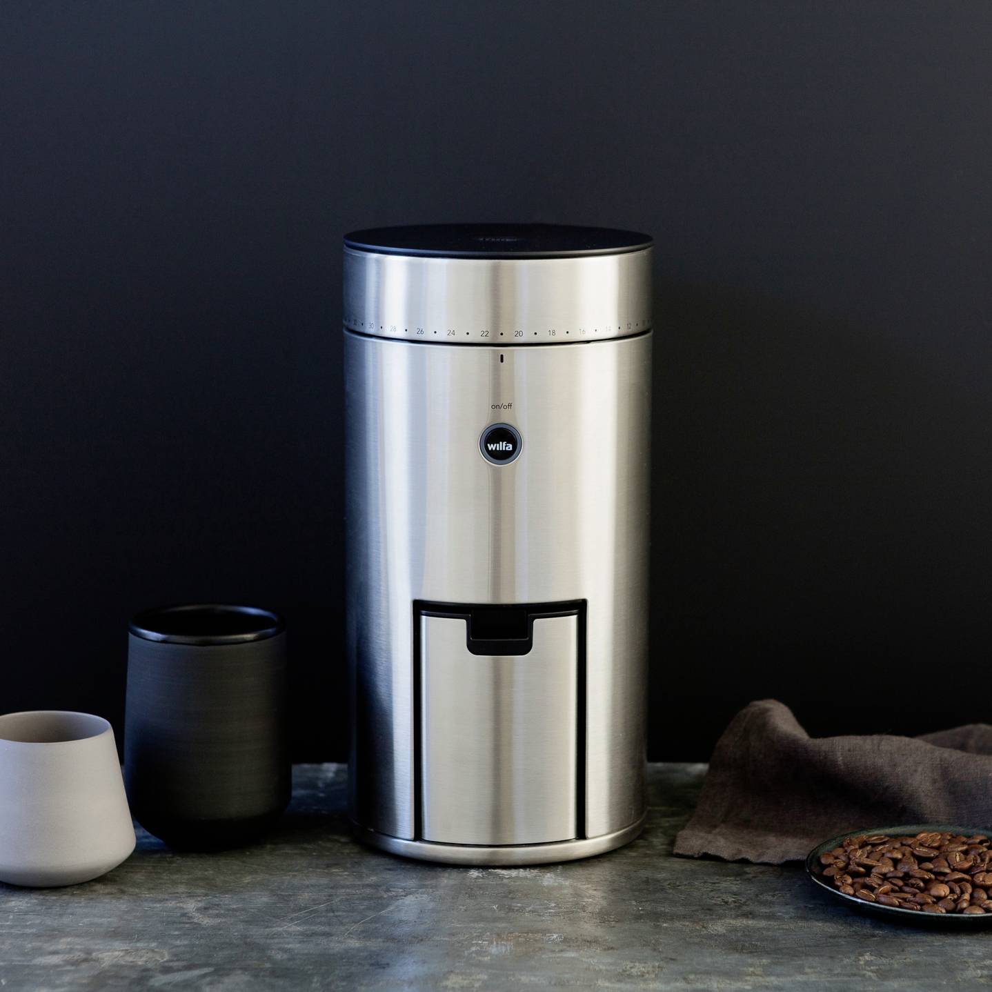 Wilfa Kaffeemühle Uniform WSFB-100S silber 80 WattBürokleinmaterial-1