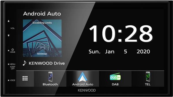 Kenwood DMX5020DABS Doppel-DIN Moniceiver Anschluss für Rückfahrkamera, Bluetooth®-Freisprecheinrichtung