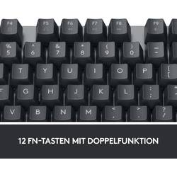 Image of Logitech K835 TKL Kabelgebunden Gaming-Tastatur Switch: Blue Deutsch, QWERTZ