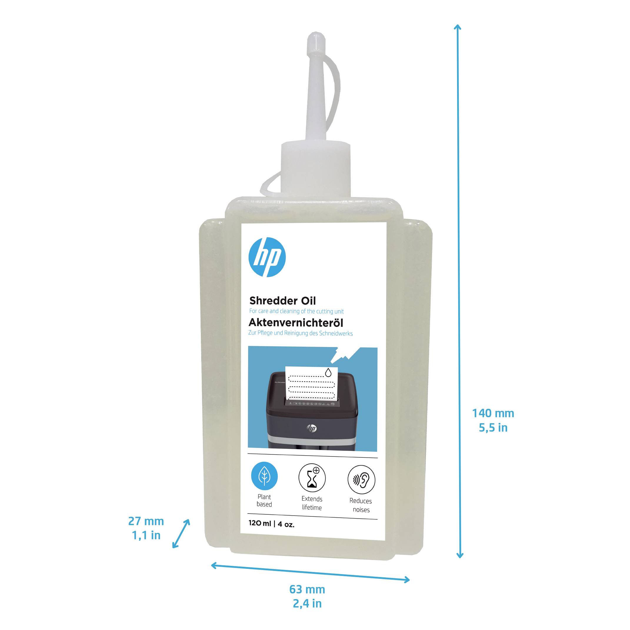 HP Aktenvernichteröl, 120 ml Aktenvernichteröl 120 ml