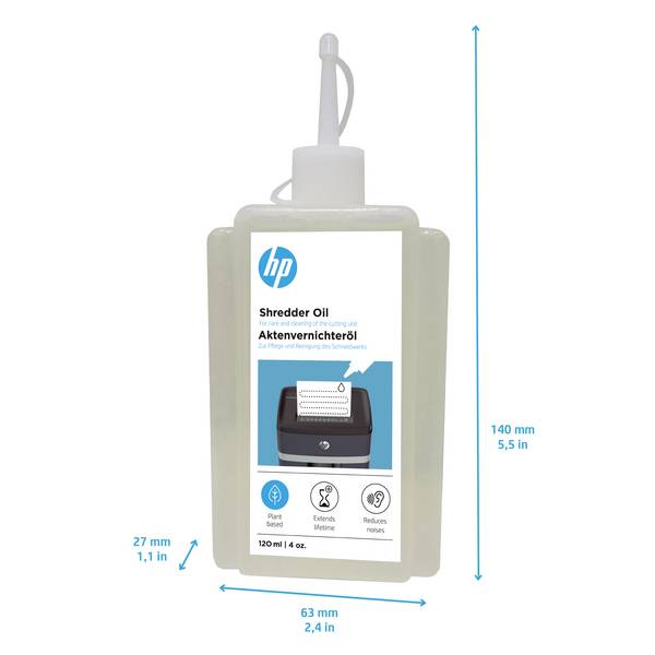 HP Aktenvernichteröl, 120 ml Aktenvernichteröl 120 ml
