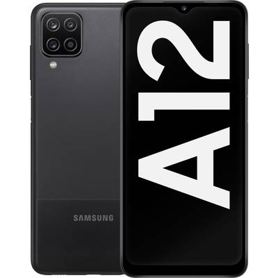 Samsung Galaxy A12 Smartphone 64 GB 16.5 cm (6.5 Zoll) Schwarz Android™ 10 Dual-SIM